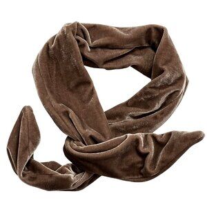 Atelier Des Femmes Velvet Headband in Brown